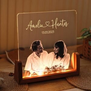 personalized couple photo frame