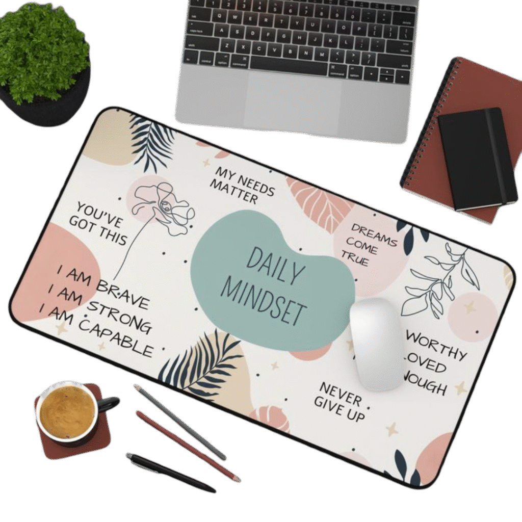 office desk motivational mousepad