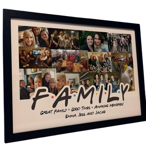 family collage wall frame
