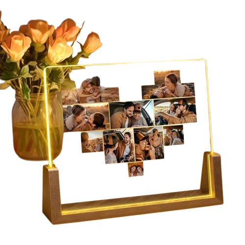 led light photo frame