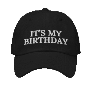 birthday theme cap