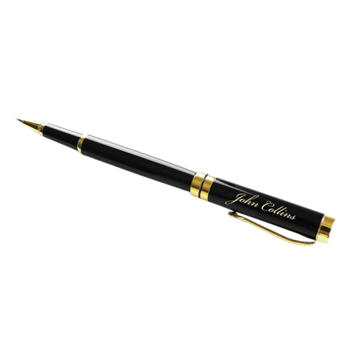 personalized executive pen ballpoint pens gifts for him men her birthday office graduation boyfriend dad father husband black gold engraved removebg preview