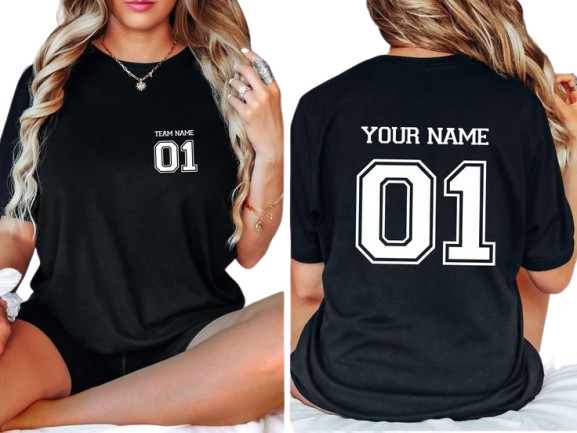 personalized sport t shirt front back name and number custom sport t shirt women men kid customized text and number t shirt game day t shirt removebg preview